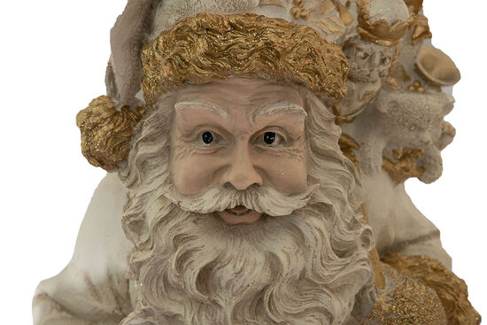 HYK954 BÜYÜK NOEL BABA 35X80 CM GOLD-KREM (YLBŞ) - 5