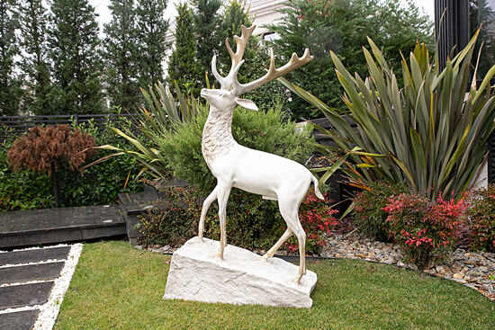 HYK994 DEV FİBER GEYİK 39X76X175 CM GOLD-KREM - 1