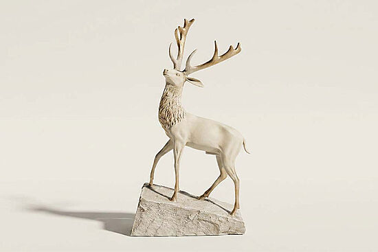 DEV FİBER GEYİK 39X76X175 CM GOLD-KREM HYK994 - 1
