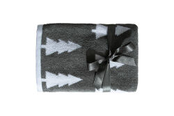 İKİLİ 45X70 cm ÇAM AĞACI JAKAR HAVLU YEŞİL - 2