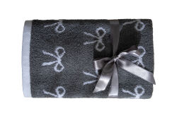 İKİLİ 45X70 cm FİYONK JAKAR HAVLU GRİ - 2