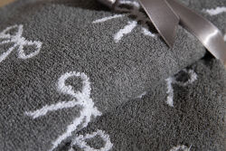 İKİLİ 45X70 cm FİYONK JAKAR HAVLU GRİ - 4