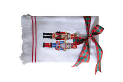 İKİLİ KURŞUN ASKER YILBAŞI MUTFAK HAVLUSU - HOME SWEET HOME