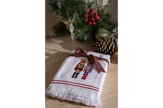 İKİLİ KURŞUN ASKER YILBAŞI MUTFAK HAVLUSU - 2