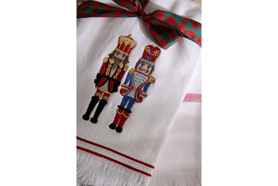 İKİLİ KURŞUN ASKER YILBAŞI MUTFAK HAVLUSU - 4