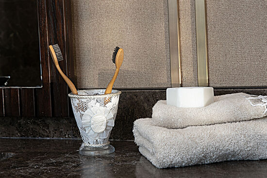 İRİNA BANYO SET KREM (SIVI SABUNLUK-DIS FIRCALIK-PAMUKLUK)