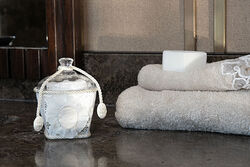 İRİNA BANYO SET KREM (SIVI SABUNLUK-DIS FIRCALIK-PAMUKLUK) - Thumbnail