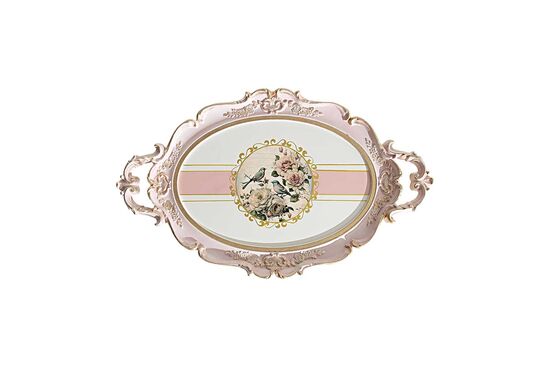 ISABEL TEPSİ OVAL PEMBE 28x48cm