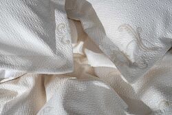 JADESSA PİKE-YATAK ÖRTÜSÜ 240x250 3 PRC KREM-GOLD - 3