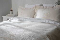 JADESSA PİKE-YATAK ÖRTÜSÜ 240x250 3 PRC KREM-GOLD - 2