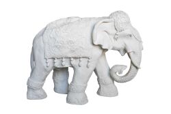 JUMBO BÜYÜK FİL ŞEMSİYE AYAĞI 36x75x57cm KREM - SEHPA
