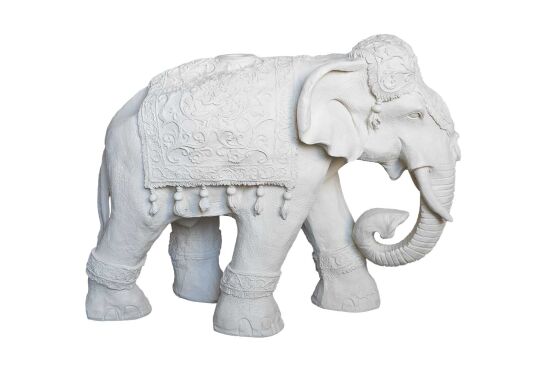 JUMBO BÜYÜK FİL ŞEMSİYE AYAĞI 36x75x57cm KREM - 1
