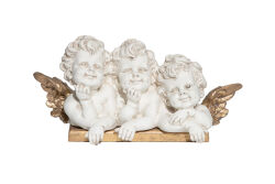 KAİDELİ 3'LÜ SEVİMLİ MELEK 10X34 CM KREM-GOLD - KERVAN