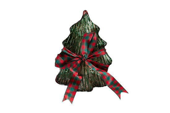 KARTE 2'Lİ YILBAŞI AĞACI TABAK 21 cm KIRMIZI-YEŞİL (13982) - 1