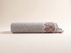 KILIM DESEN HAVLU 70X140 GRI - LINDA