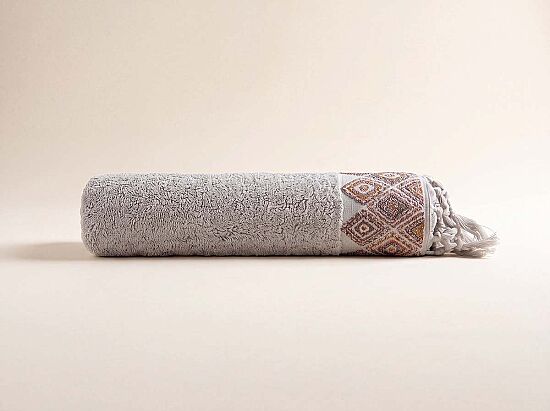 KILIM DESEN HAVLU 70X140 GRI