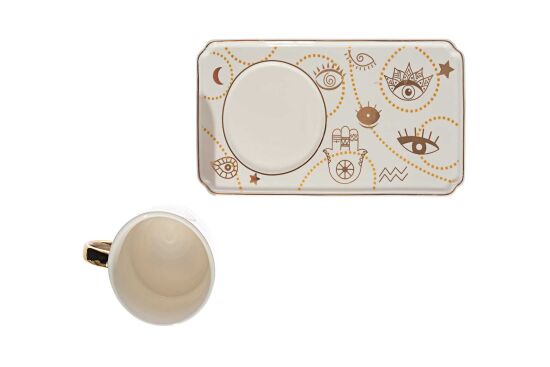 KING TEKLİ FİNCAN SETİ ( 2 PRÇ. ) - 220 Cc - QK006 - 2