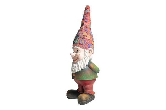 KIRMIZI ÇİÇEK ŞAPKALI CÜCE 21X59 CM (HYK1039)