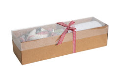 KOKU KESESİ/ARABA NAKIŞLI HAVLU 45x70 cm KUTULU SET BEYAZ - 2