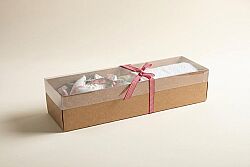 KOKU KESESİ/ARABA NAKIŞLI HAVLU 45x70 cm KUTULU SET BEYAZ - HOME SWEET HOME