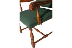 KOLLU SANDALYE DERİ 64.8x67.6x113cm AH102-29 - 4