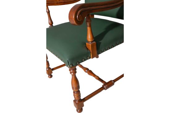 KOLLU SANDALYE DERİ 64.8x67.6x113cm AH102-29 - 4