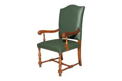 KOLLU SANDALYE DERİ 64.8x67.6x113cm AH102-29 - 2