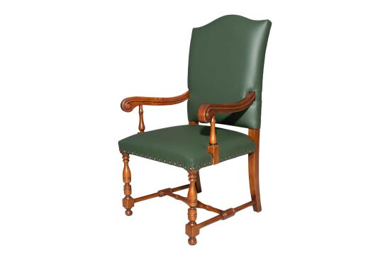 KOLLU SANDALYE DERİ 64.8x67.6x113cm AH102-29 - 2