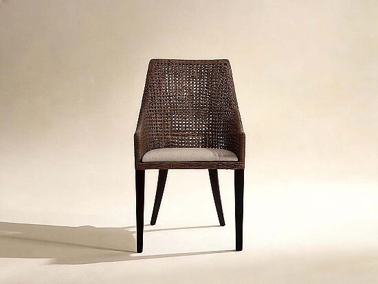 KOLLU SANDALYE KOYU KAHVE 54x56x95cm 3402.ADP - 1
