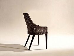 KOLLU SANDALYE KOYU KAHVE 54x56x95cm 3402.ADP - 3