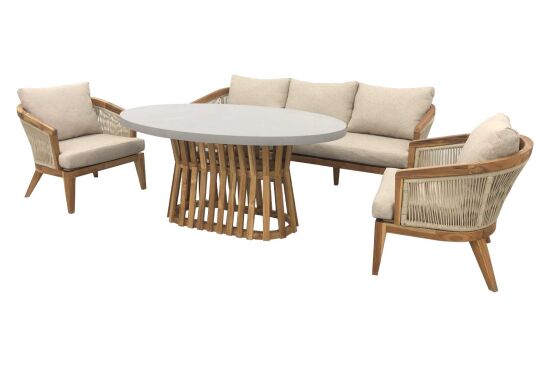 KOLTUK TAKIM KAHVE 2+1+1+SEHPA - 1