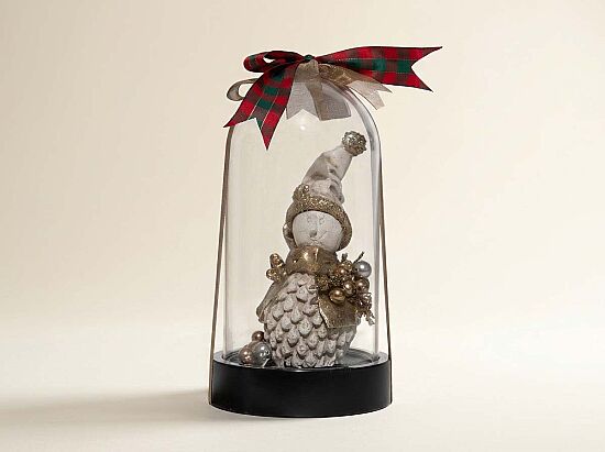KOZALAK CİNİ FANUS ARANJMAN 12X21 CM - 1