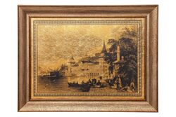 KERVAN - KRV-034 55x75cm ALTIN ISTANBUL DUVAR PANOSU