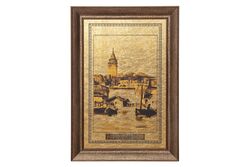 KERVAN - KRV-038 35x55cm ALTIN ISTANBUL DUVAR PANOSU