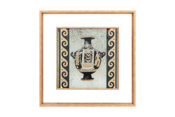 KERVAN - KRV-9533 SEFFAF FONLU VAZO TABLO (2) 53x53cm