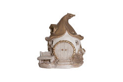 KÜÇÜK SEVİMLİ EV 15X17 CM KREM-GOLD (YLBŞ) - KERVAN