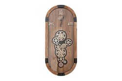 DEKORATİF KUTU - KZG2022-358 DUVAR SAATI 80x34x8cm