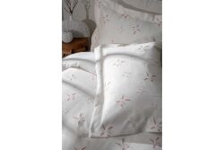 LADİS PİKE-YATAK ÖRTÜSÜ 240x250 3 PRC KREM-SOMON - 5