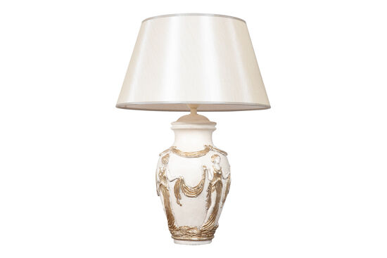 LADY MASA LAMBASI KREM GOLD 34x58cm - 1