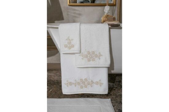 LADYS 30X50 HAVLU ECRU - 5