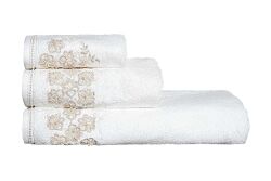 LADYS 30X50 HAVLU ECRU - 4