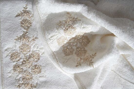 LADYS 50X90 HAVLU ECRU - 4