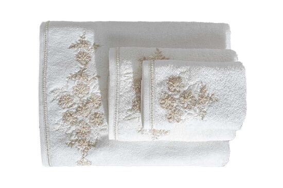 LADYS 50X90 HAVLU ECRU - 2