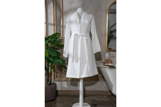 LADYS L/XL BEDEN BORNOZ ECRU - 1