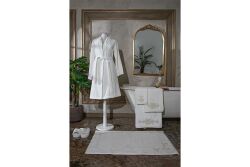 LADYS L/XL BEDEN BORNOZ ECRU - 2