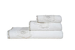 LAMINS HAVLU KREM 30x50cm - 9