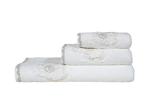 LAMINS HAVLU KREM 50x90cm - 10