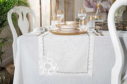 HOME SWEET HOME - LAMINS RUNNER KREM 40x160cm