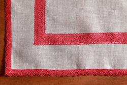 LARNI RUNNER BEJ-KIRMIZI 40x150cm - Thumbnail