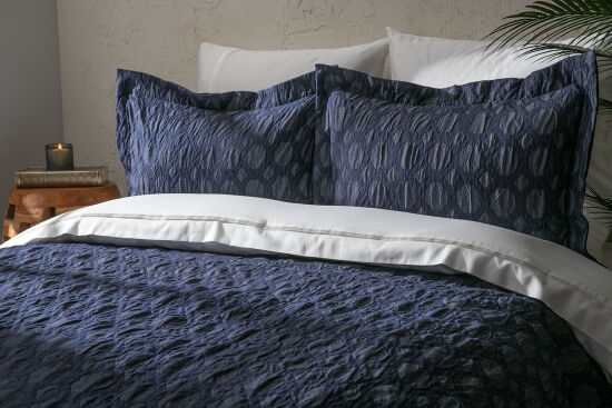 LASSO PİKE-YATAK ÖRTÜSÜ 240x250 3 PRC LACİVERT - 2